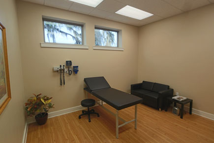 Florida Architect Urgent Care Exam Room