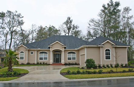 Residential Architect, florida home built from permit drawings, quality house plans, exterior photo